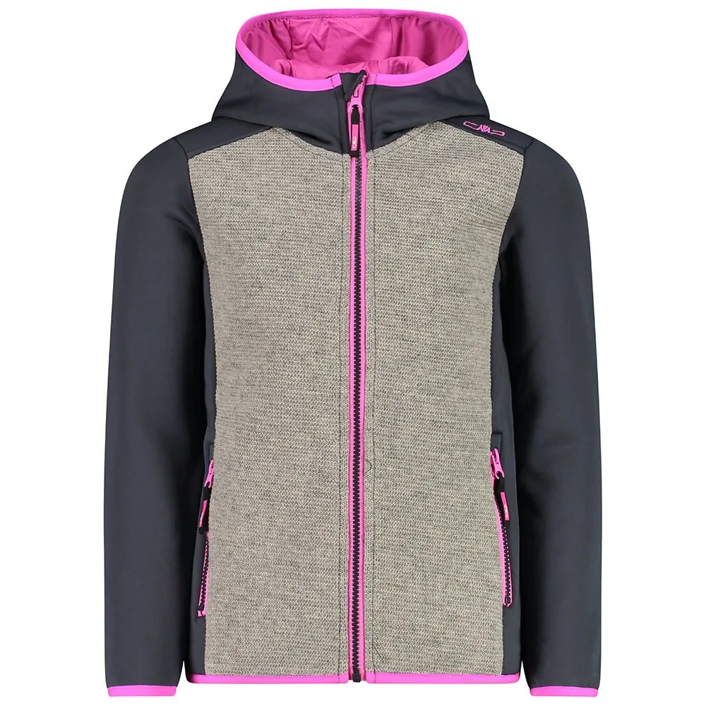 Cmp 30m2175 Fix Hood Softshelljack Titanio