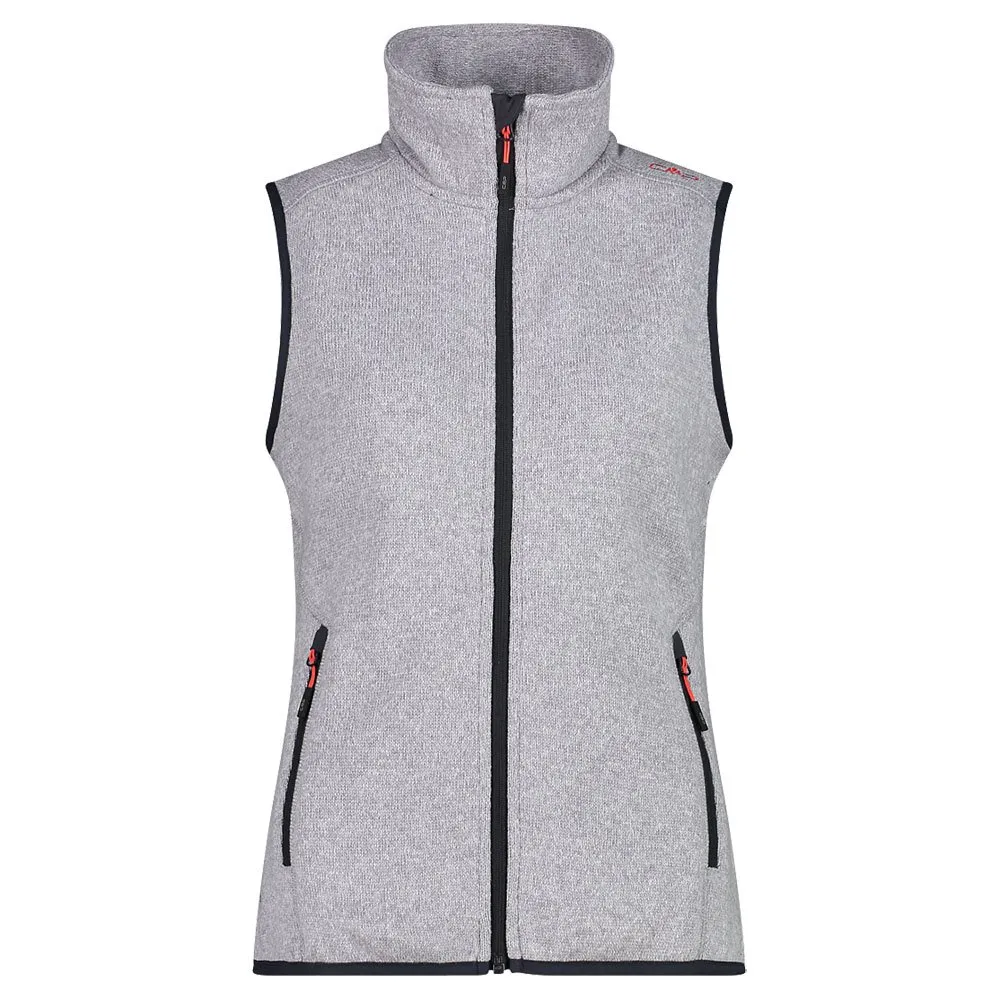 Cmp Heavy Fleece 3h55766 Vest Zilver