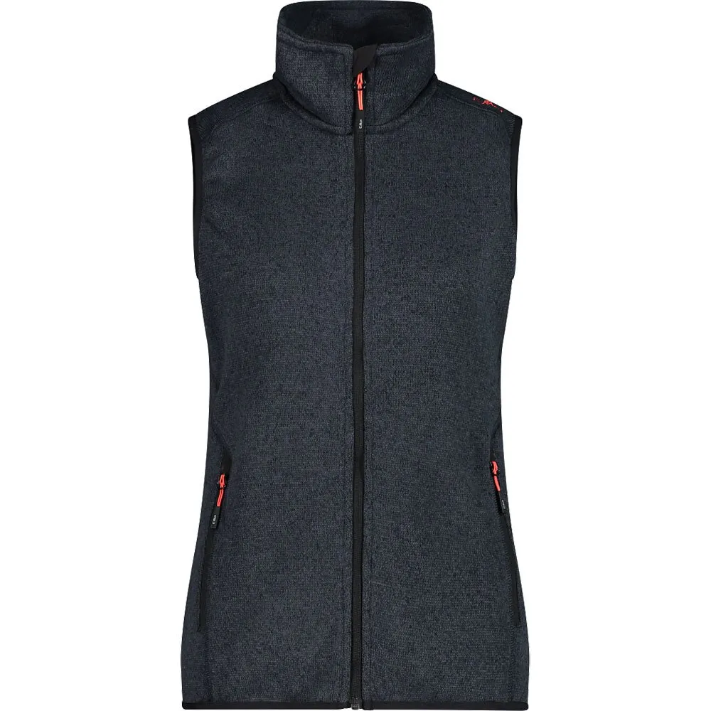 Cmp Heavy Fleece 3h55766 Vest Titanium / Campari
