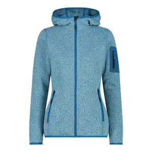 Cmp 3h19826 Fleece Met Kap Blauw