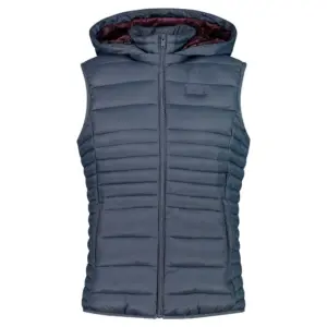 Cmp Snaps Hood 30k3846 Vest Titanium / Strawberry