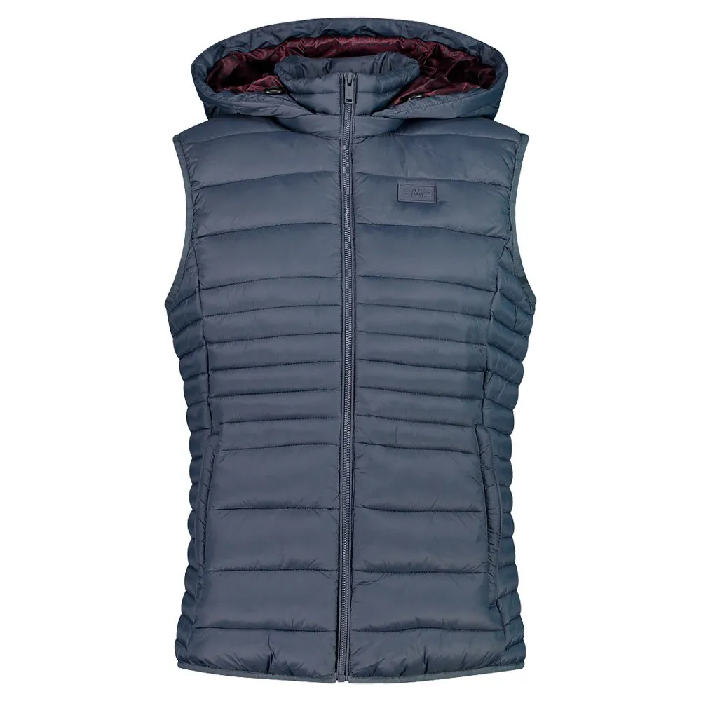 Cmp Snaps Hood 30k3846 Vest Titanium / Strawberry