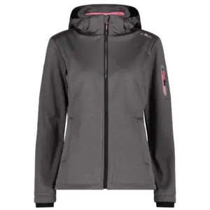 Cmp 39a5006m Softshelljack Nero Melange / Desert Rose