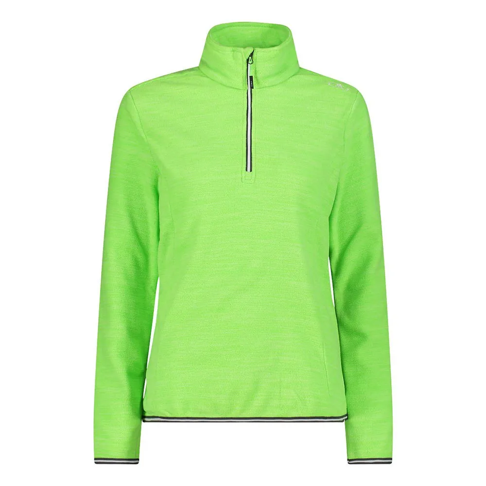 Cmp Fleece Met Halve Rits Fluo Melange Apple