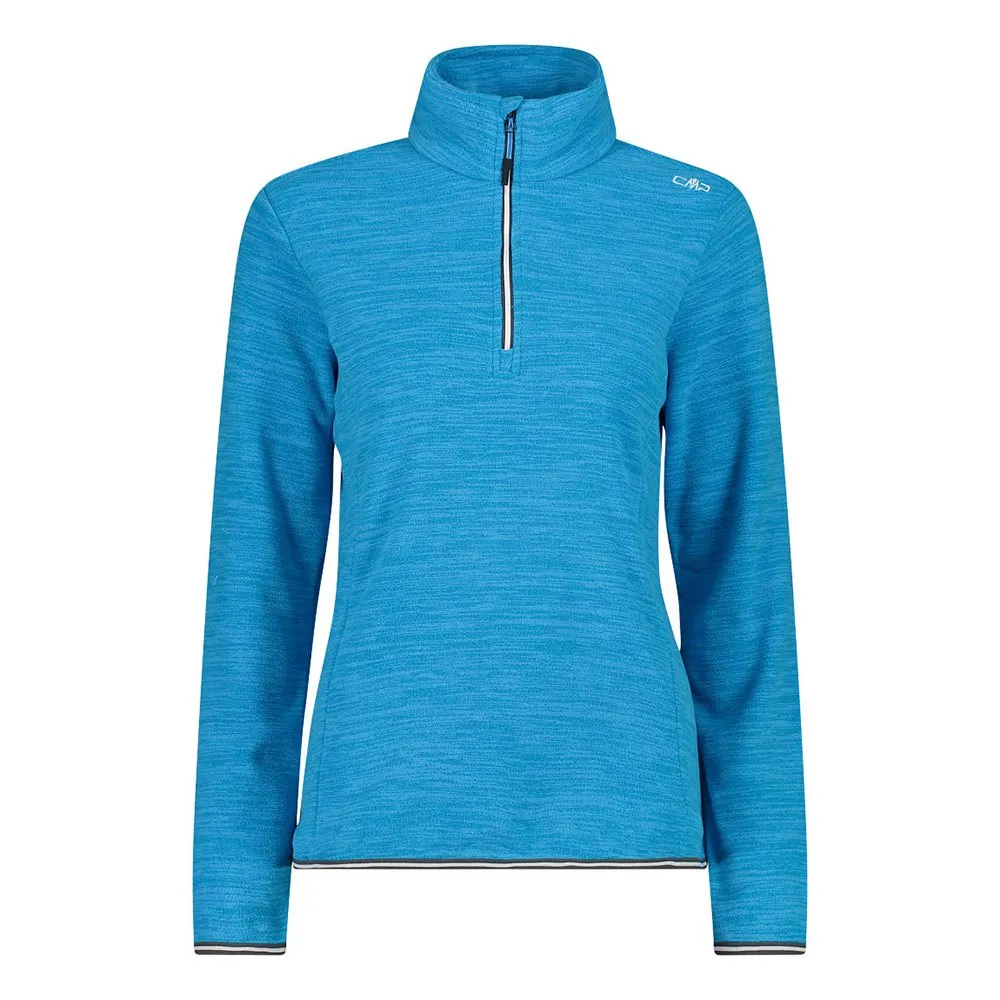Cmp Fleece Met Halve Rits Turquoise
