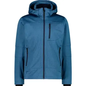 Cmp Zip Hood 3a01787n-m Softshelljack Bluestone Melange
