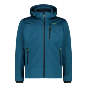 Cmp Zip Hood 3a01787n-m Softshelljack Antraciet