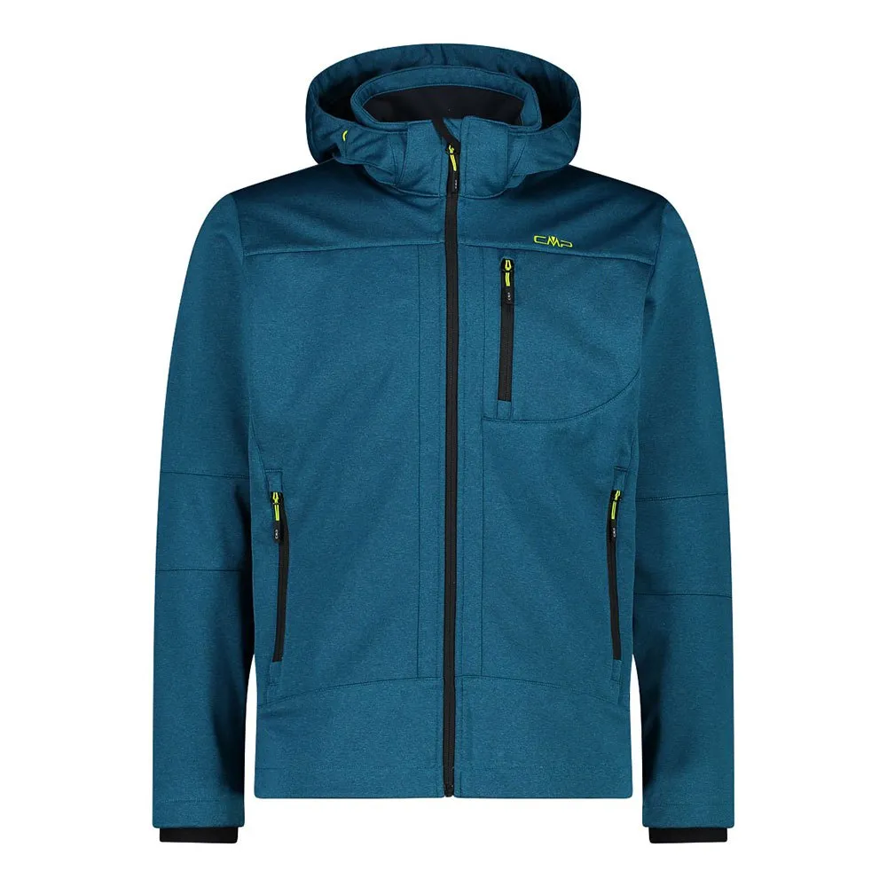 Cmp Zip Hood 3a01787n-m Softshelljack Antraciet