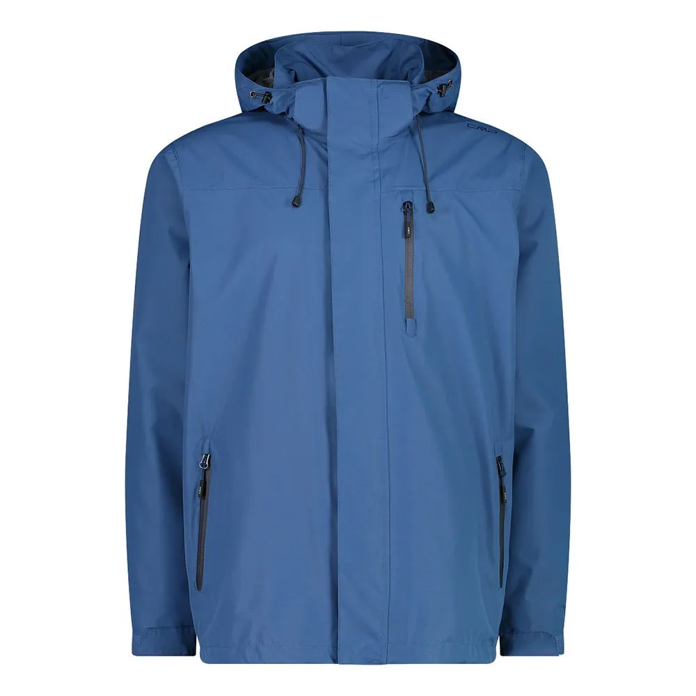 Cmp Zip Hood Softshelljack Blauw