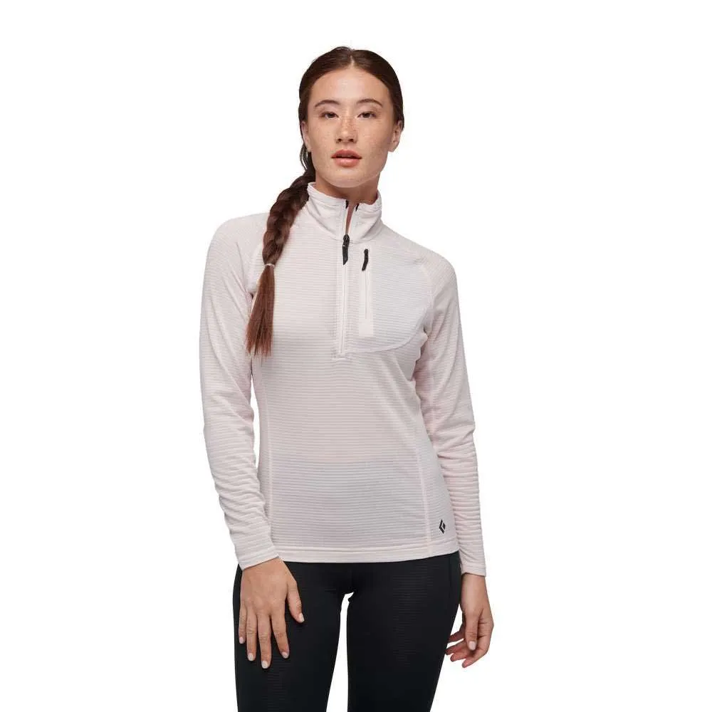 Diamond Coefficient Lt Fleece Met Volledige Rits Roze