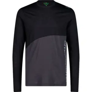 Cmp 32l2787 T-shirt Met Lange Mouwen Zwart