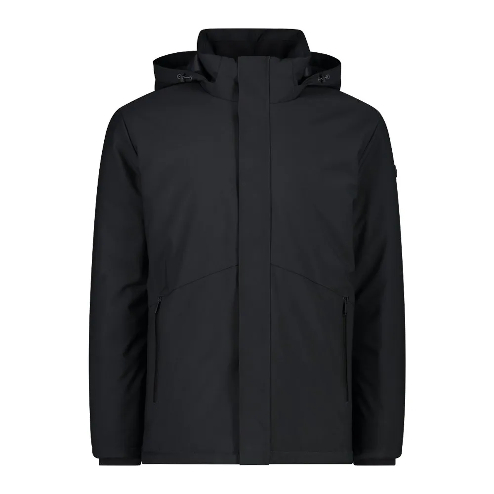 Cmp Snaps Hood 32k3227 Softshelljack Antraciet
