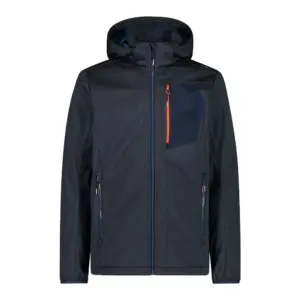 Cmp Zip Hood 32a1737 Softshelljack Blauw