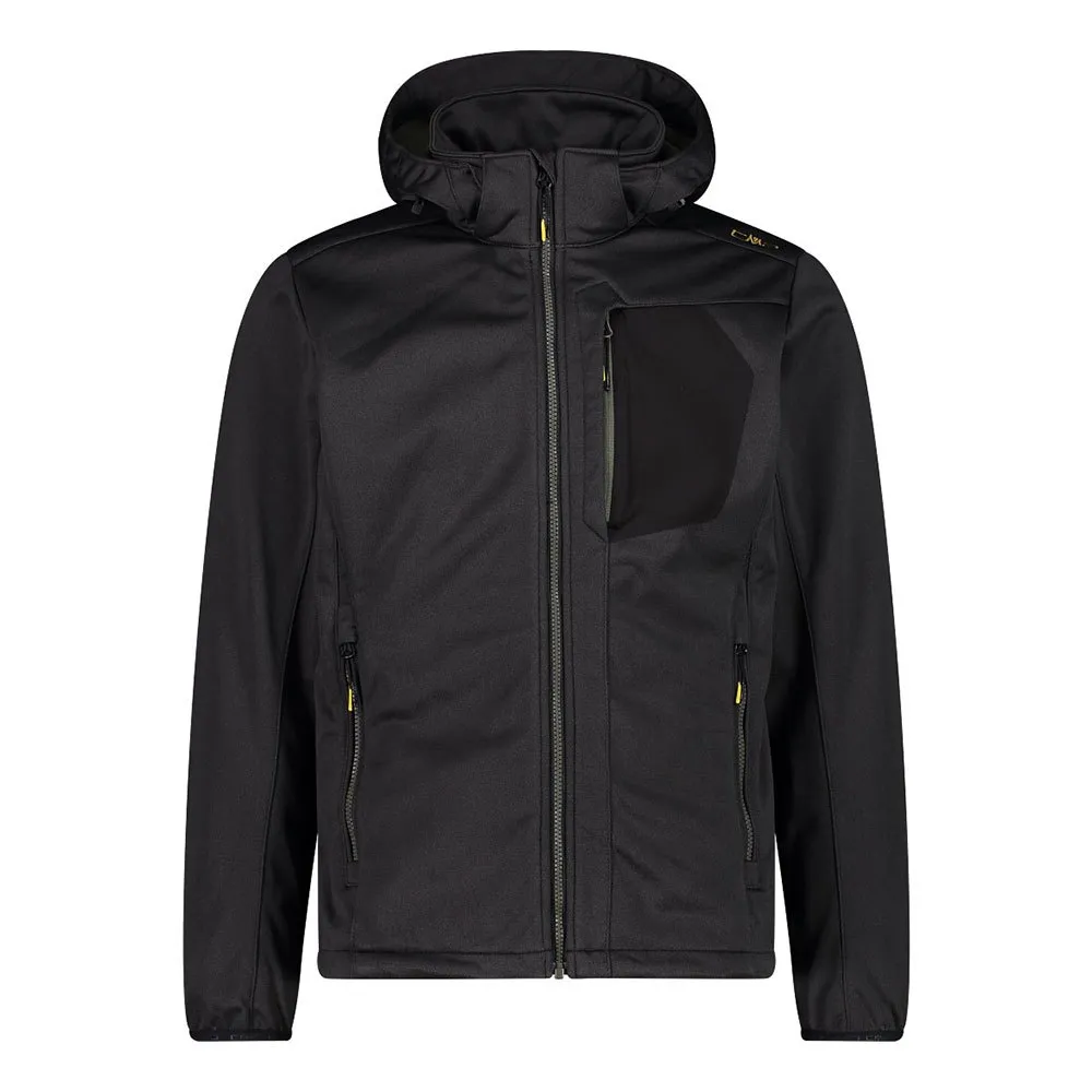 Cmp Zip Hood 32a1737 Softshelljack Zwart