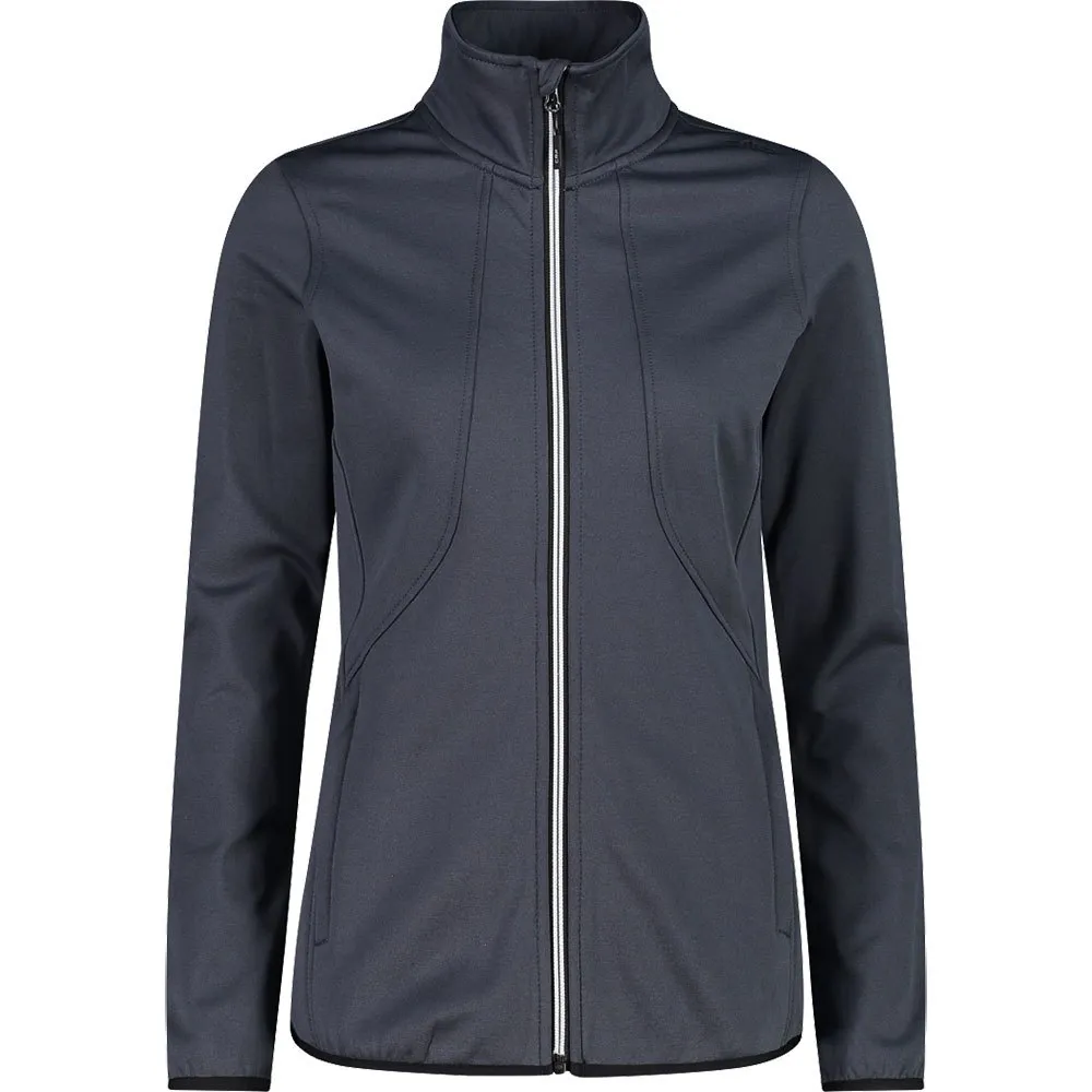 Cmp 32e2126 Fleece Met Kap Zwart