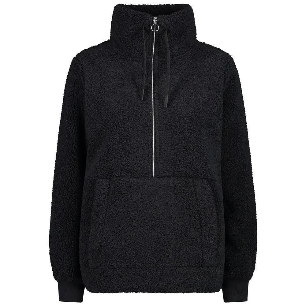 Cmp 32p3806 Sweatshirt Met Halve Rits Zwart