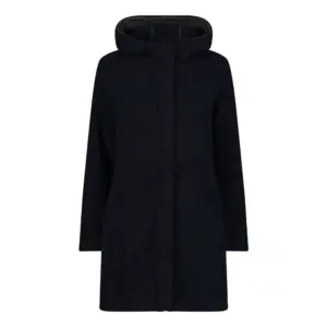 Cmp Coat Fix Hood 32m3476 Jas Zwart