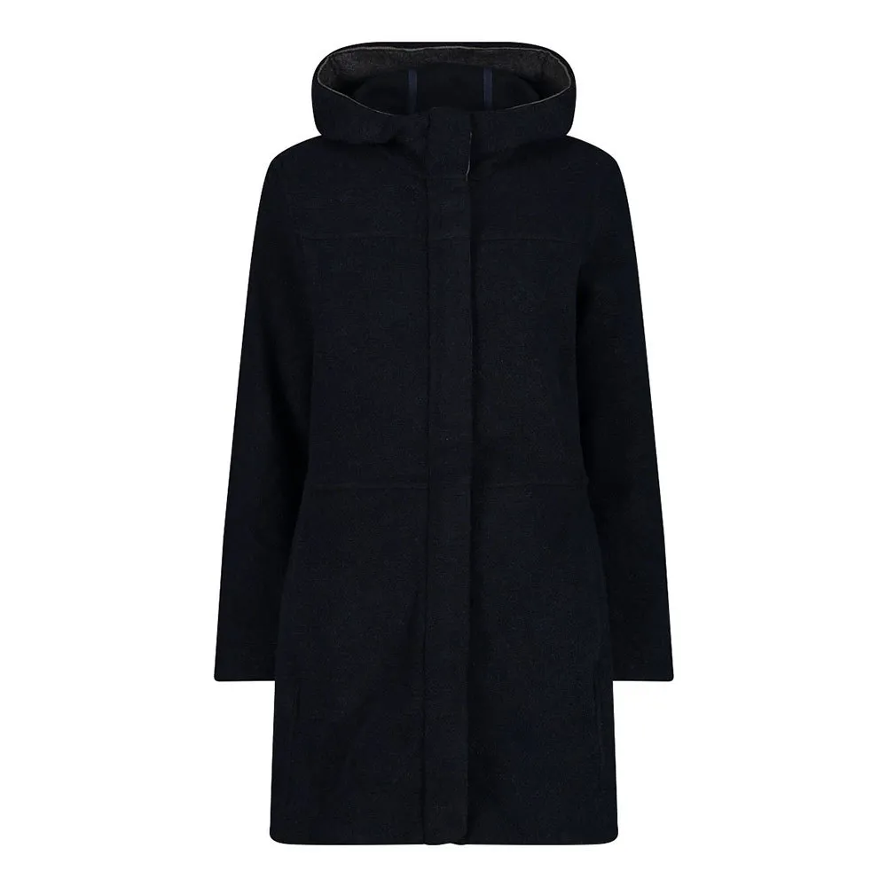 Cmp Coat Fix Hood 32m3476 Jas Zwart