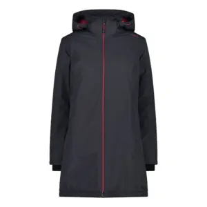 Cmp Coat Zip Hood 32z1406 Jas Antraciet