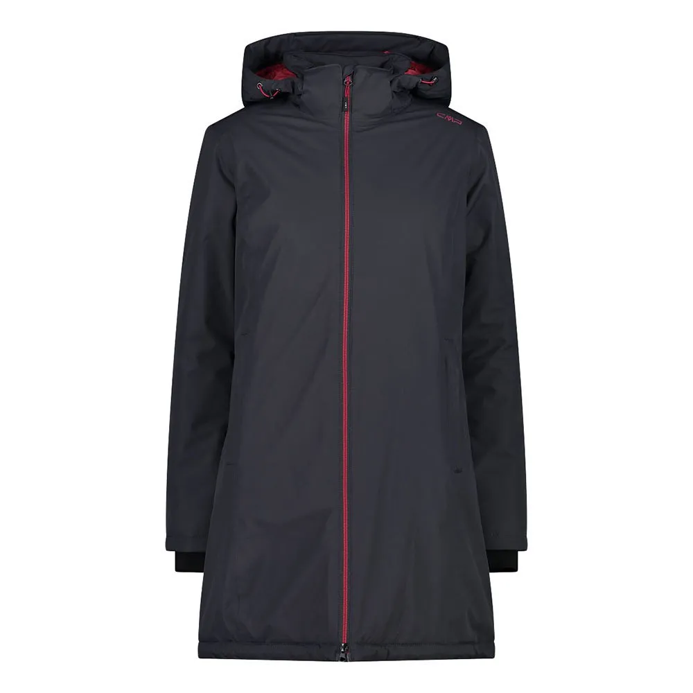 Cmp Coat Zip Hood 32z1406 Jas Antraciet