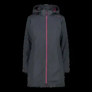 Cmp Coat Zip Hood 32z1406 Jas Titanium