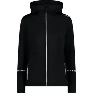 Cmp Fix Hood 32e4076 Fleece Met Kap Zwart