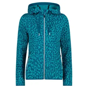 Cmp Fix Hood 32h3576 Fleece Met Kap Baltic / Deep Lake
