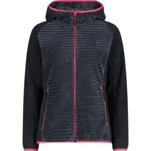 Cmp Fix Hood 32p1976 Fleece Met Kap Antraciet