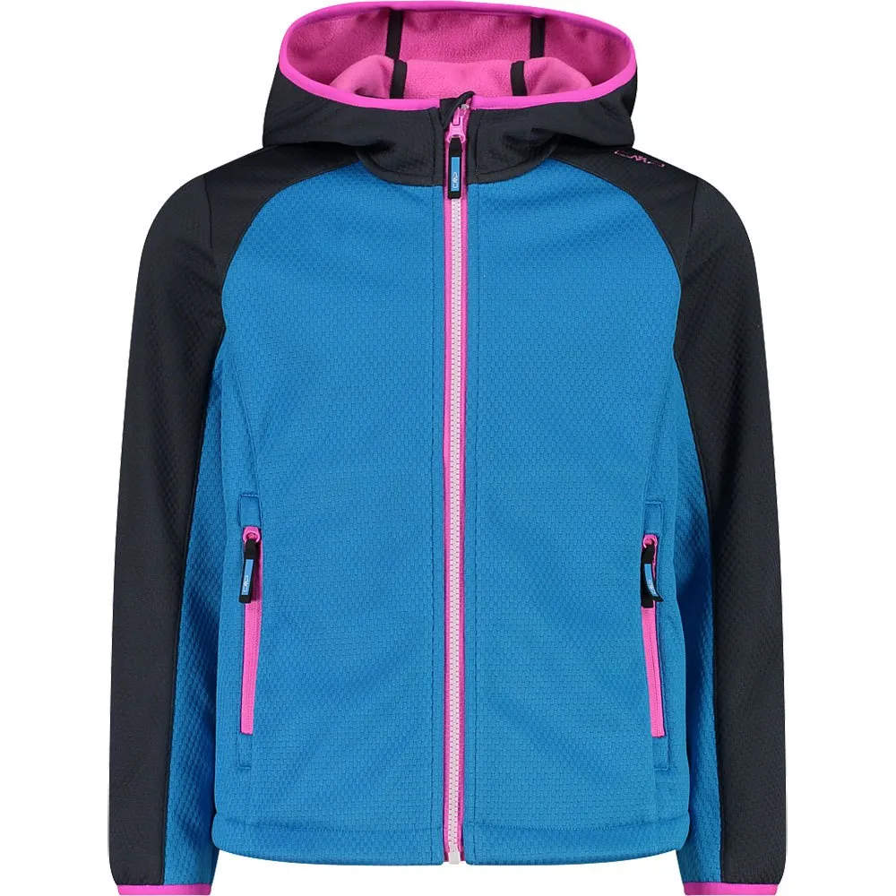 Cmp Fix Hood 32a1085 Softshelljack Turquoise