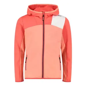Cmp Fix Hood 32e4425 Fleece Met Volledige Rits Flamingo