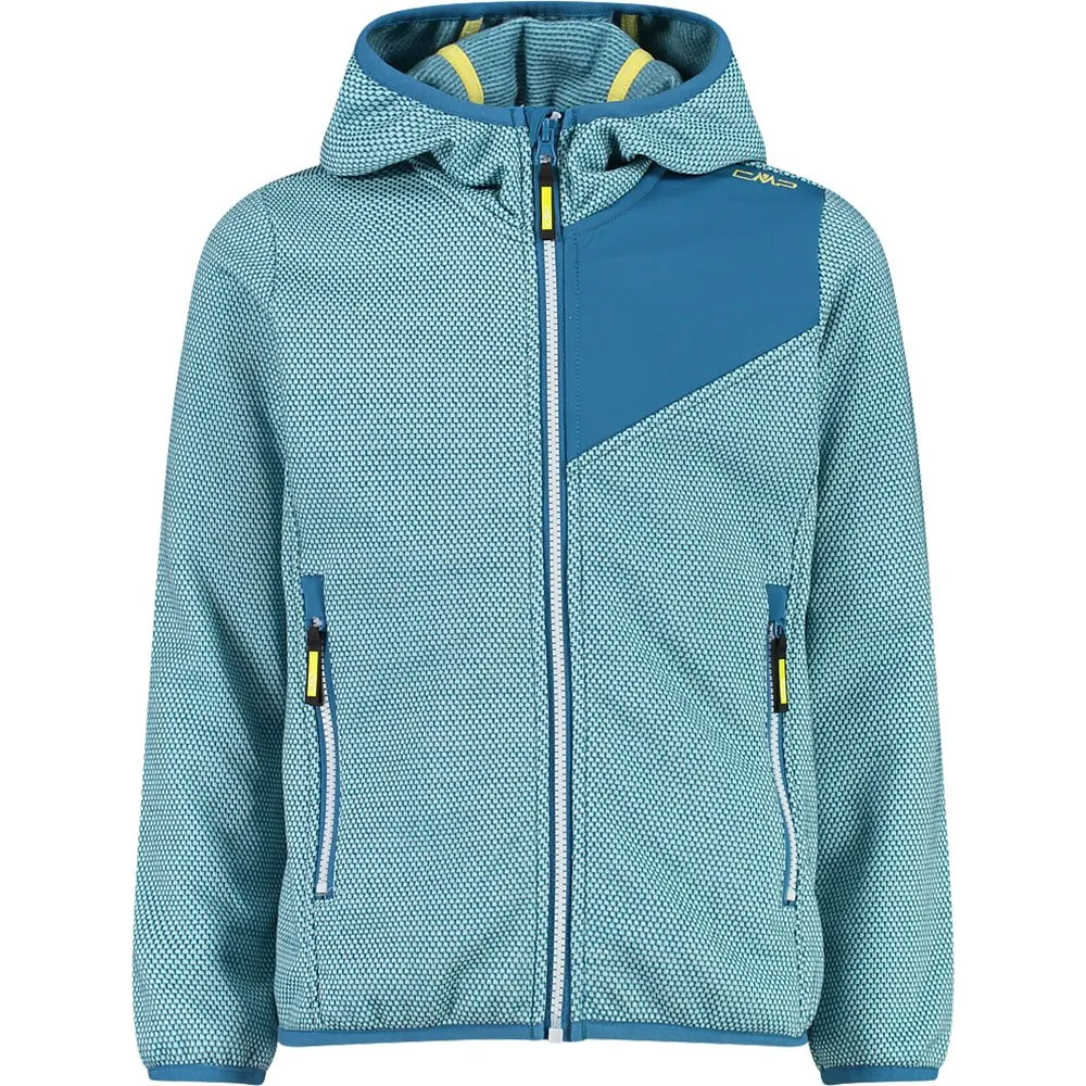 Cmp Fix Hood 32h1285 Fleece Aqua / Lake