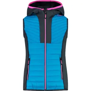Cmp Hybrid Fix Hood 32z3955 Vest Turquoise
