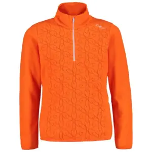 Cmp Sweat 31g1105 Fleece Met Halve Rits Flamingo Fluo