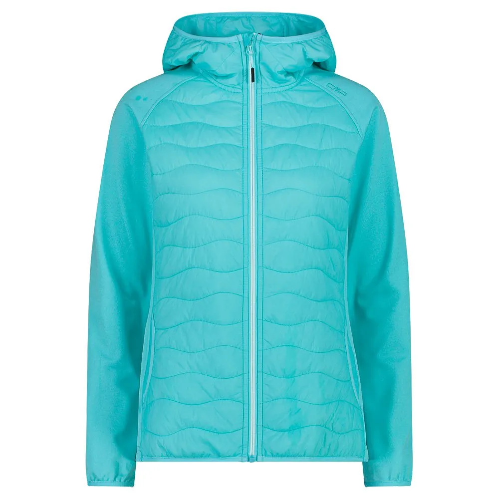 Cmp Hybrid Fix Hood 32e2136 Softshelljack Acqua Melange