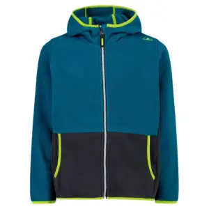 Cmp Fix Hood 32h1384 Fleece Met Volledige Rits Deep Lake