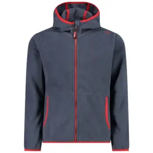 Cmp Fix Hood 32h1384 Fleece Met Volledige Rits Titanium