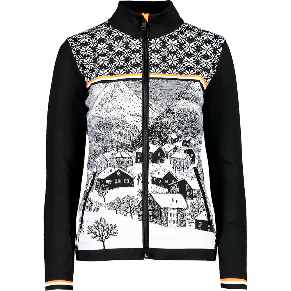Cmp Knitted 7h96141 Sweatshirt Met Rits Zwart