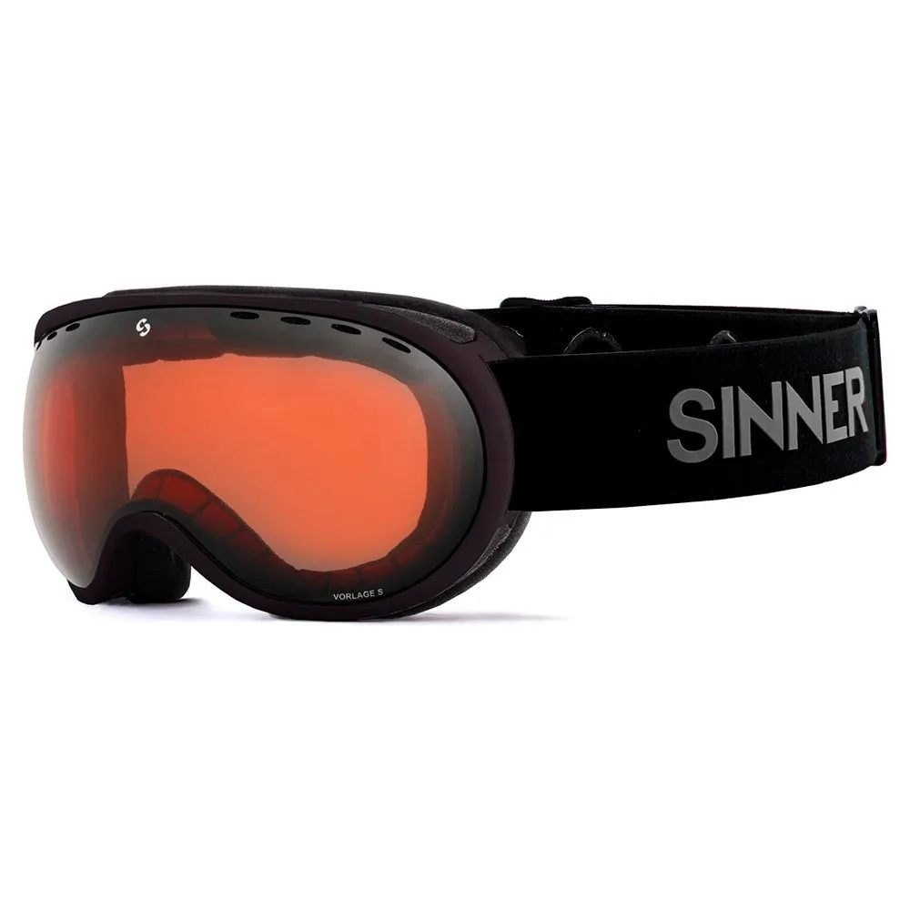 Sinner Vorlage S Skibril Zwart