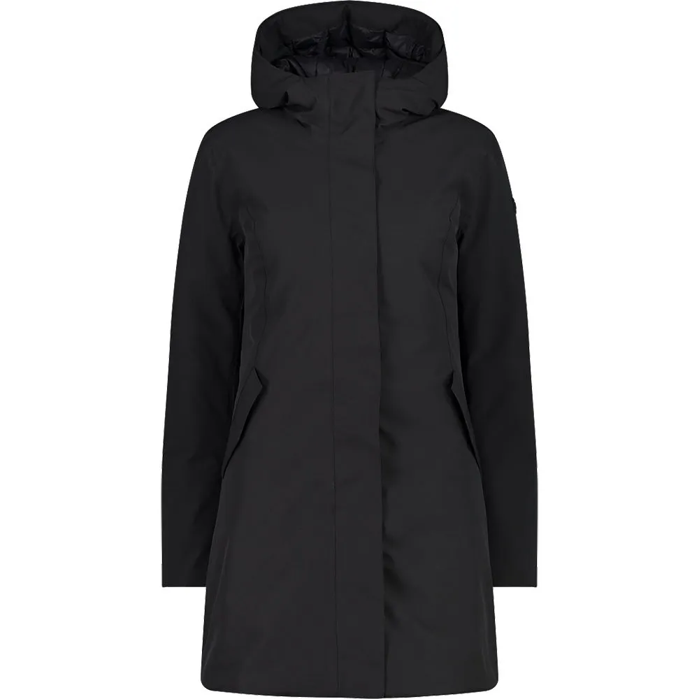 Cmp Fix Hood 32k3296 Parka Zwart