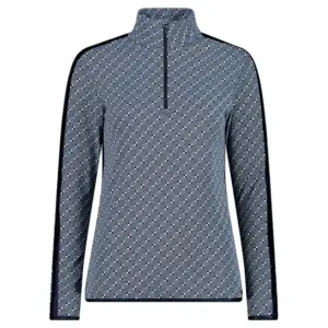 Cmp Printed Sweat 32l0336 Fleece Met Halve Rits Zwart