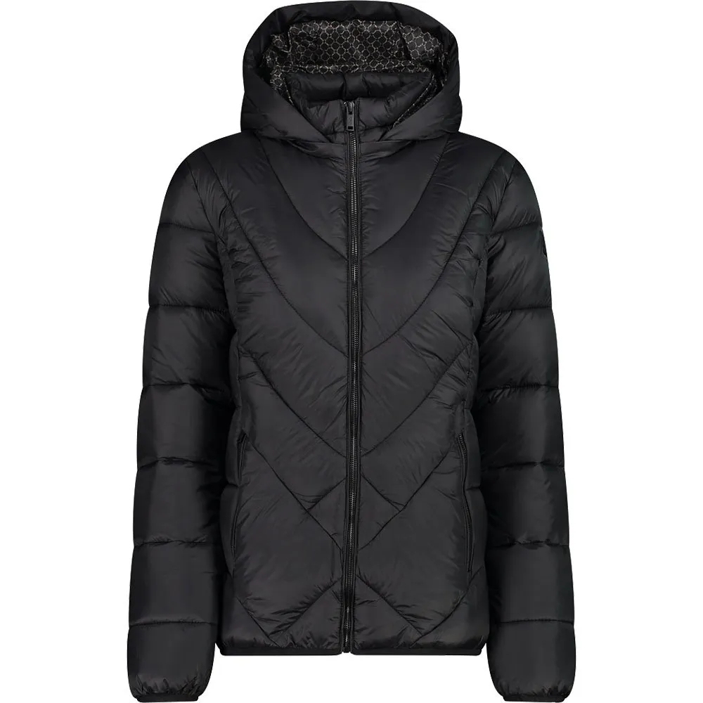 Cmp Snaps Hood 32k3026 Softshelljack Zwart