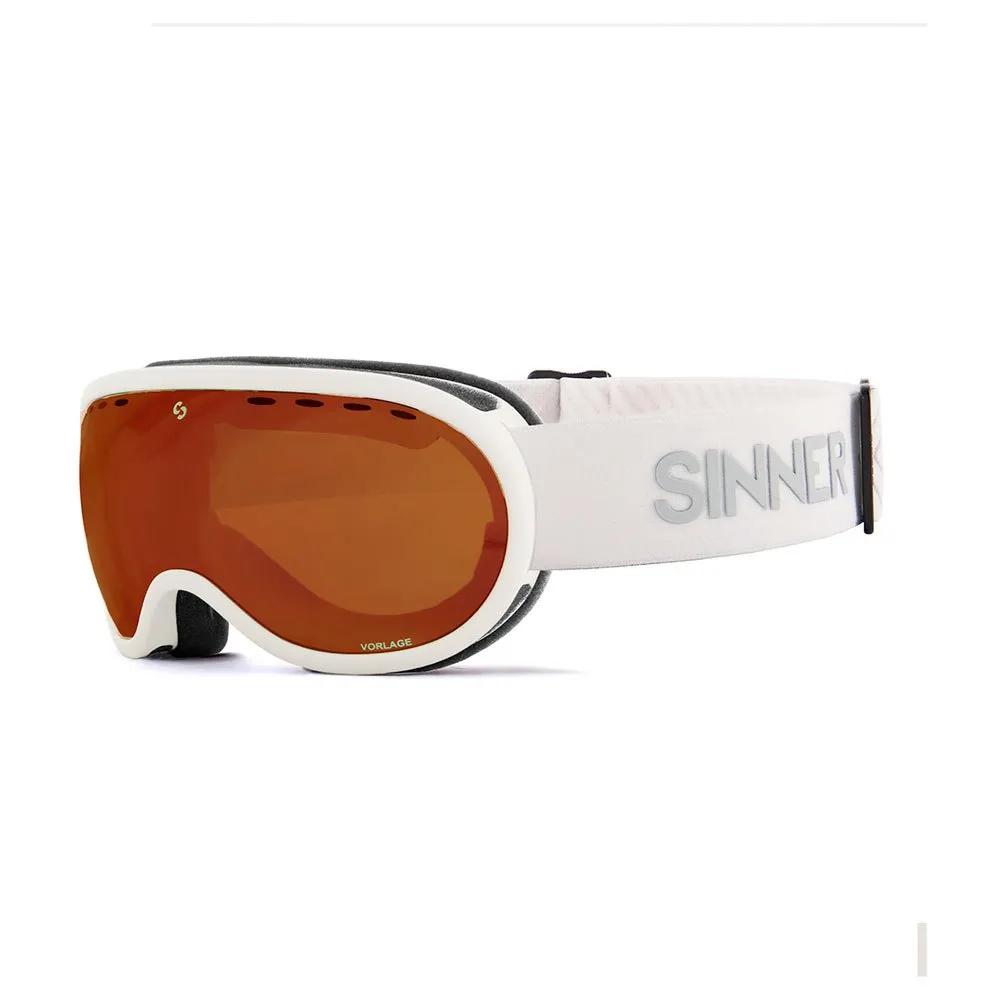 Sinner Vorlage Skibril Wit