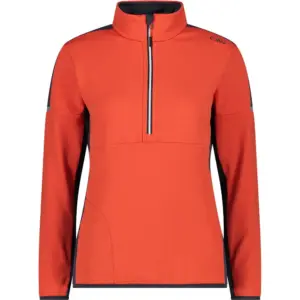 Cmp Sweat 32e0346 Fleece Met Halve Rits Grenadine