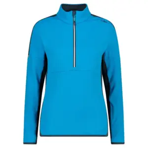 Cmp Sweat 32e0346 Fleece Met Halve Rits Turquoise