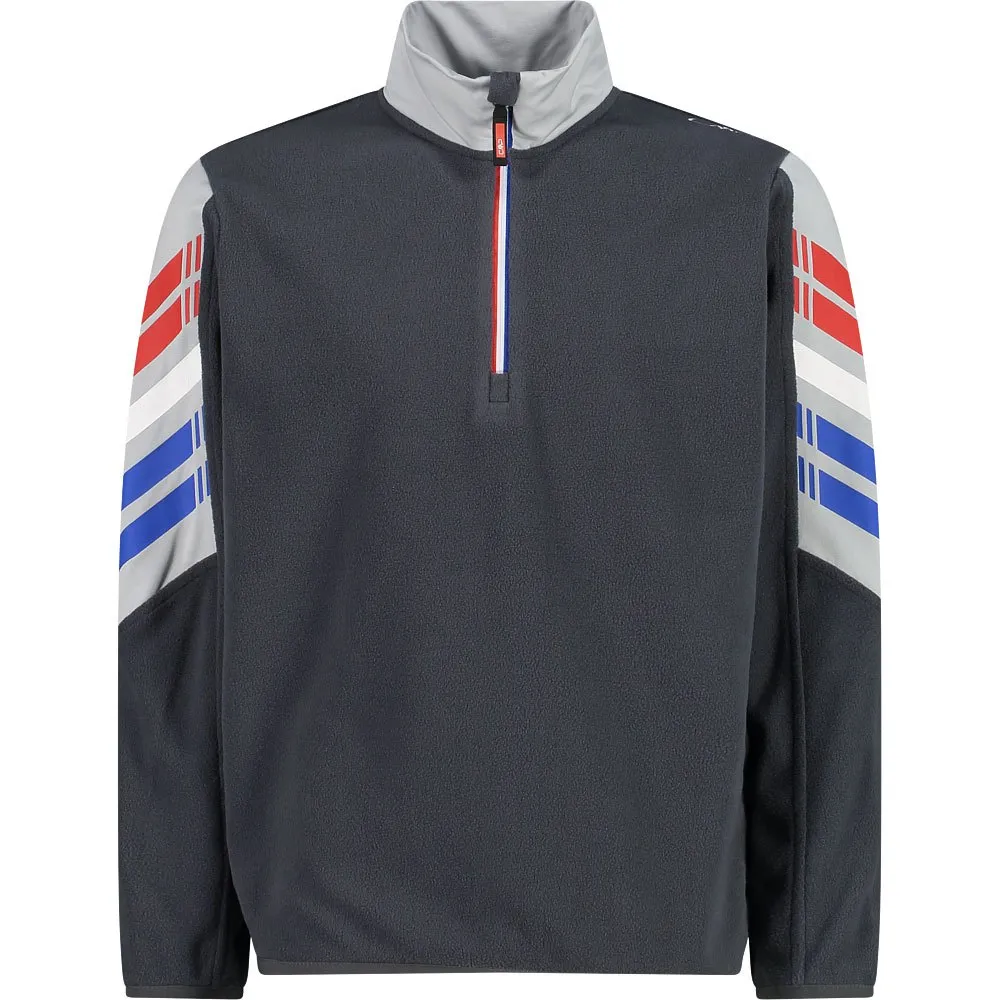 Cmp Sweat 32g0044 Fleece Met Halve Rits Titanium