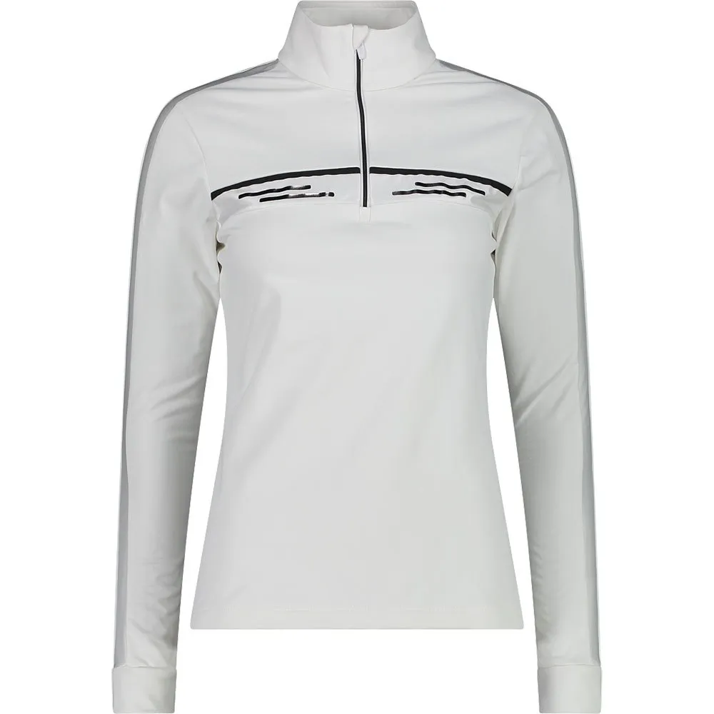 Cmp Sweat 32l0296 Fleece Met Halve Rits Wit