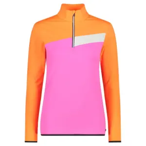 Cmp Sweat 32l0496 Fleece Met Halve Rits Paars