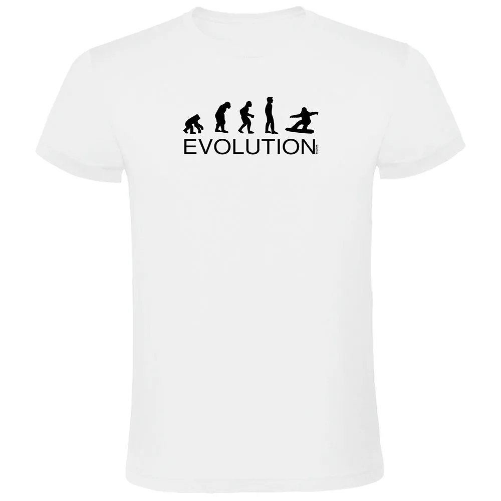 Kruskis Evolution Snowboard T-shirt Met Korte Mouwen Wit
