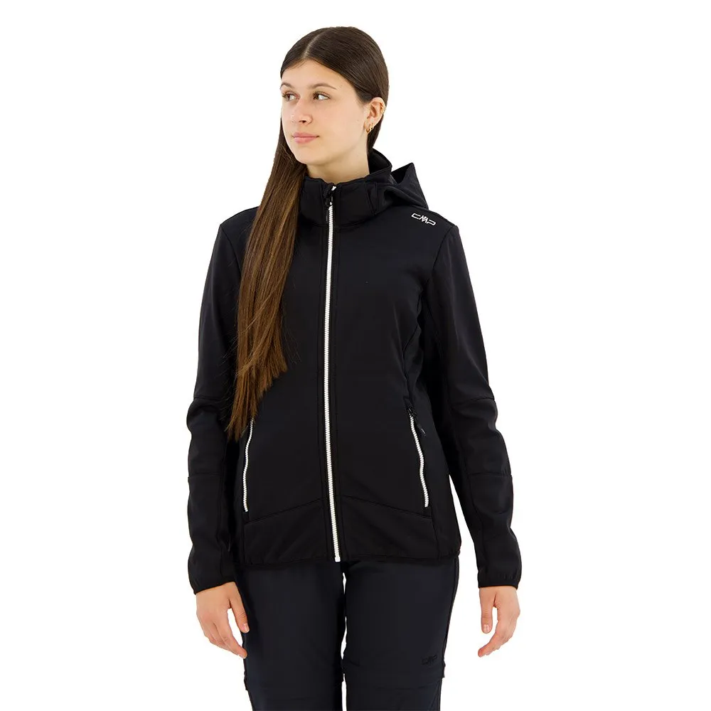 Cmp Zip Hood 32a0456 Softshelljack Zwart