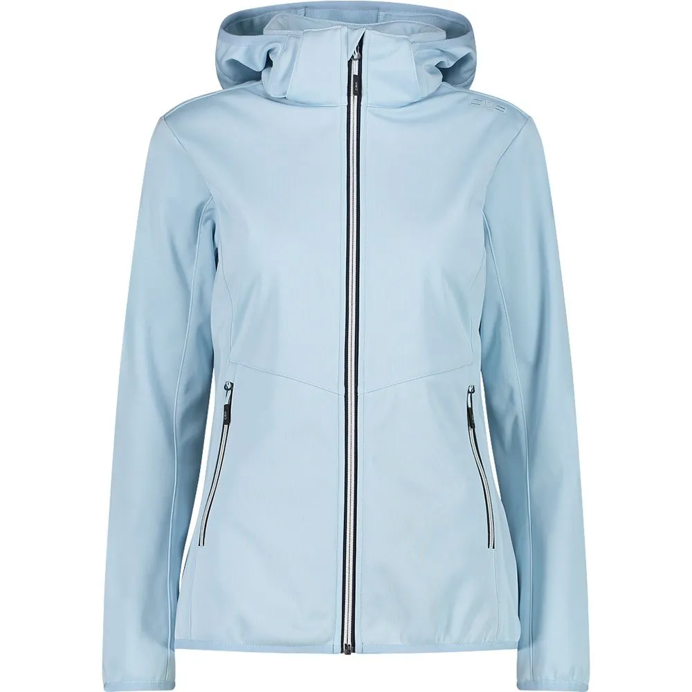Cmp Zip Hood 32a1356 Softshelljack Blauw
